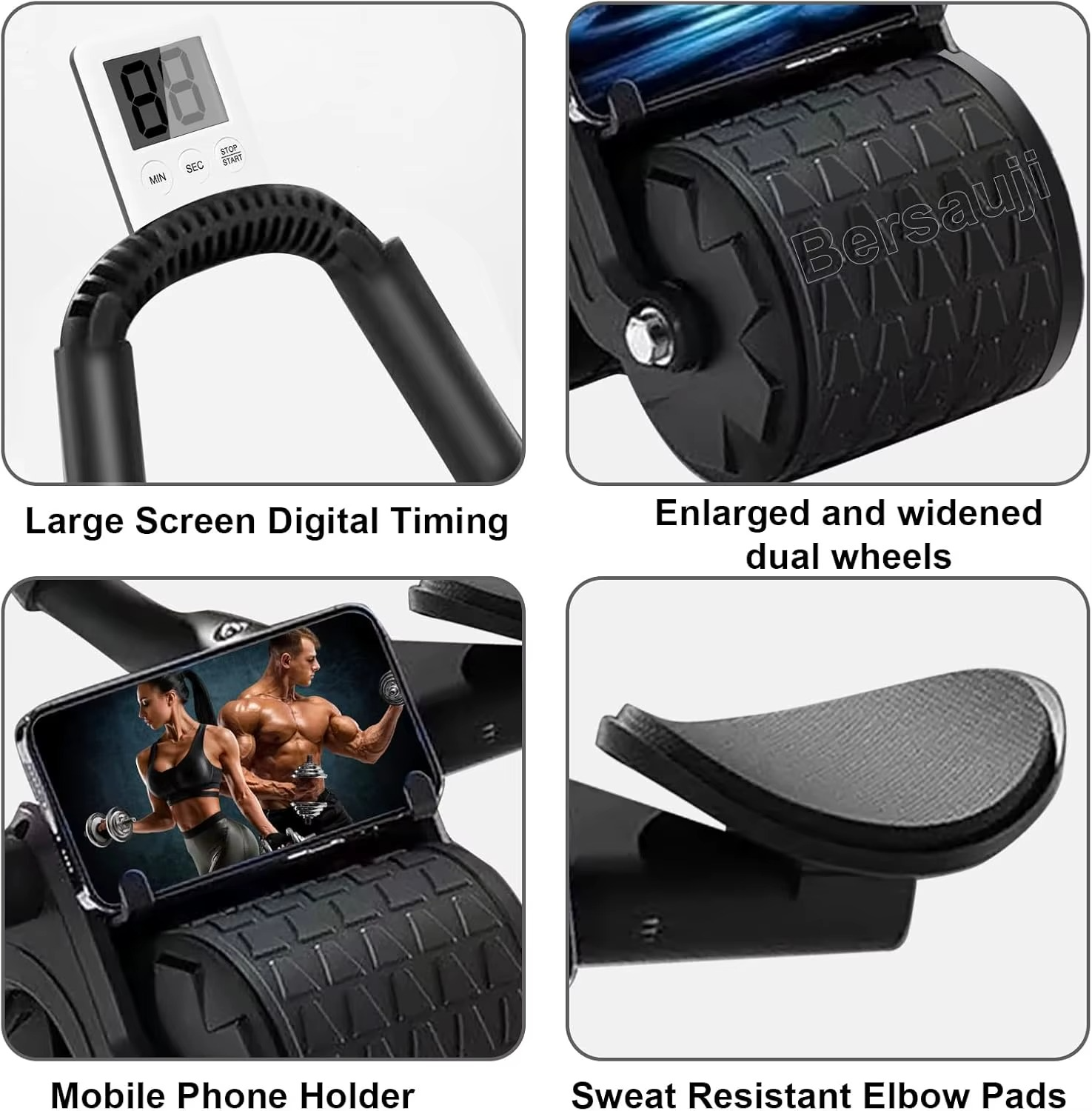 ⭐Appareil d'exercice abdominaux : Simple à faire 5 minutes par jour suffit !