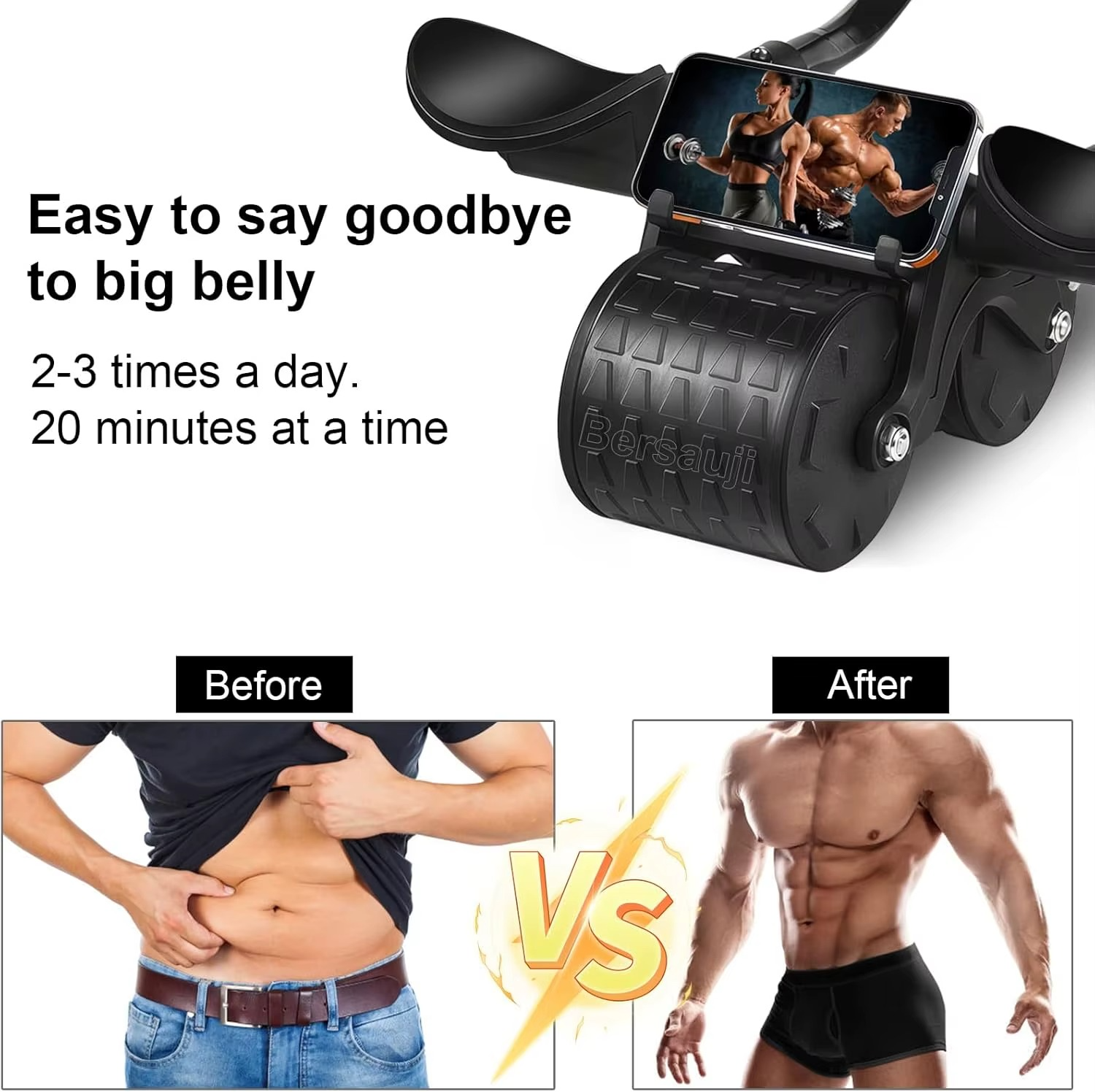 ⭐Appareil d'exercice abdominaux : Simple à faire 5 minutes par jour suffit !